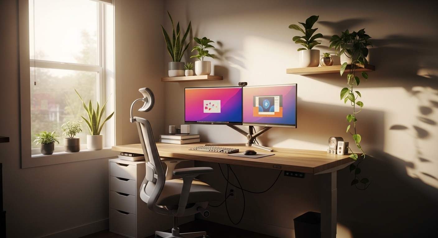 Bureau à domicile : mon parcours du canapé au vrai espace de travail